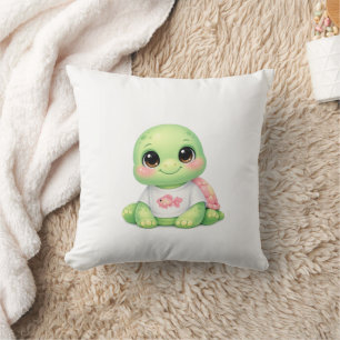 Süße Kawaii Meeresschildkröte Chibi Baby Wurfkisse Kissen