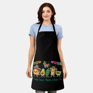 Süße Kawaii-Mexikanische-Food-Party - Taco Burrito Schürze