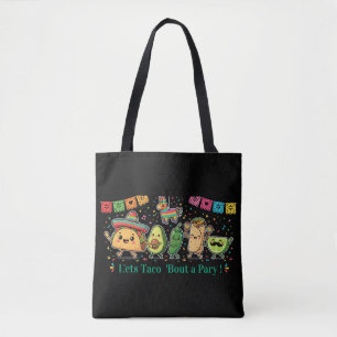 Süße Kawaii-Mexikanische-Food-Party - Taco Burrito Tasche