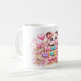 Süße Kawaii-Mit-Liebe-Gemachte-Katzen-Name-Pastell Kaffeetasse