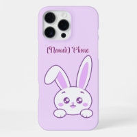 Süße Kawaii Pastelllila hervorlugende Hase individ
