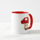 Süße Kawaii Pilz Kaffeetasse (VorderseiteRechts)