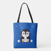 Süße Kawaii-Pinguin-Winter-Tasche Tasche (Rückseite)