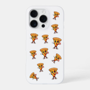 Süße Kawaii-Pizza-Handyhülle Anbetungswürdiger Car iPhone 16 Pro Hülle
