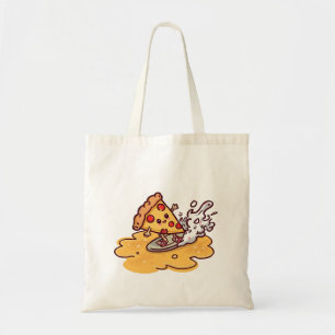 Süße Kawaii-Pizza-Tragetasche Lustiger Käse-Essen Tragetasche