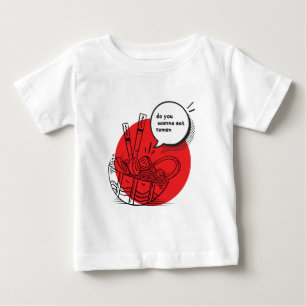 Süße Kawaii Ramen - Lustiges Japanisches Essen Baby T-shirt