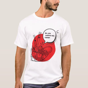 Süße Kawaii Ramen - Lustiges Japanisches Essen T-Shirt