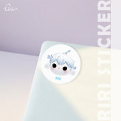 Süße Kawaii Riri Emotions-Sticker-Sheet Etiketten
