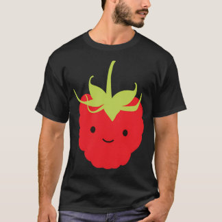 Süße Kawaii Rote Himbeere T-Shirt