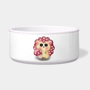 Süße Kawaii Rote Pilz-Igel-Stinkmorchel-Kunst Napf