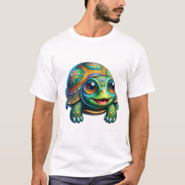 Süße Kawaii-Schildkröte Clipart  T-Shirt