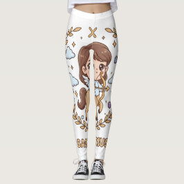 Süße Kawaii-Schütze-Sternzeichen-Leggings Leggings