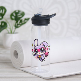 Süße Kawaii-Superhelden-Hasen-Wasserflasche  Trinkflasche