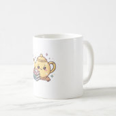 Süße Kawaii Teekanne Study Notes Journal Buch Aufk Kaffeetasse (VorderseiteRechts)