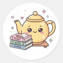 Süße Kawaii Teekanne Study Notes Journal Buch Aufk