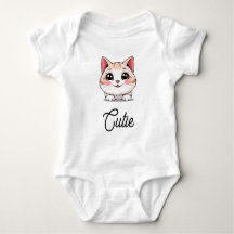 Süße Kawaii-Tier-Baby-Body