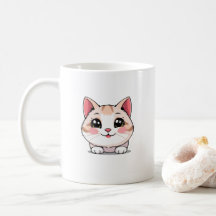 Süße Kawaii-Tier-Tasse