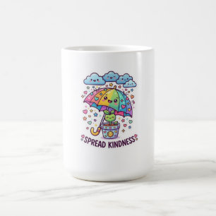 Süße Kawaii Verbreite Freundlichkeit Regenschirm S Kaffeetasse