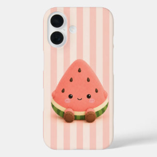 Süße Kawaii Wassermelonen-Handyhülle iPhone 16 Hülle