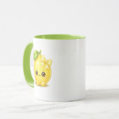 Süße Kawaii-Zitronentasse Tasse (Vorderseite Links)