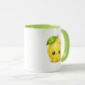 Süße Kawaii-Zitronentasse Tasse (VorderseiteRechts)