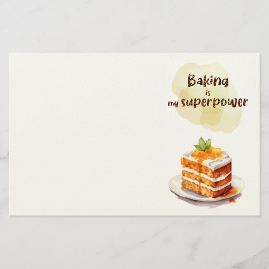 Süße Keksdesign Briefpapier (Vorderseite)