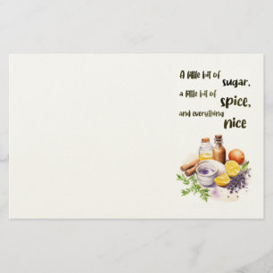Süße Keksdesign Briefpapier