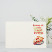 Süße Keksdesign Briefpapier (Stehend Vorderseite)