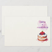 Süße Keksdesign Briefpapier (Vorne/Hinten)