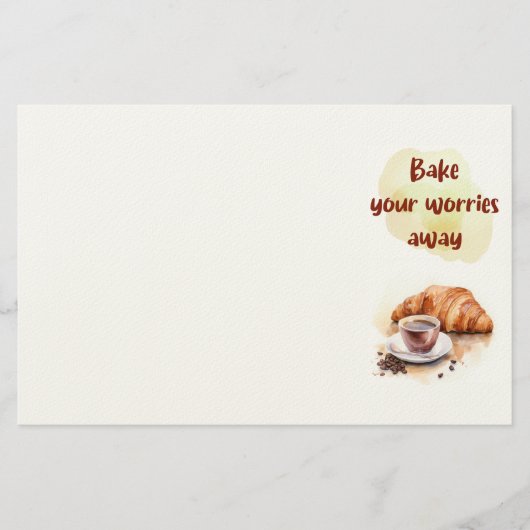 Süße Keksdesign Briefpapier (Vorderseite)