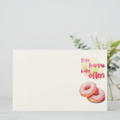 Süße Keksdesign Briefpapier (Stehend Vorderseite)