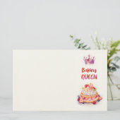 Süße Keksdesign Briefpapier (Stehend Vorderseite)