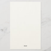 Süße Keksdesign Briefpapier (Rückseite)