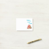 Süße Keksdesign Post-it Klebezettel (Auf Schreibtisch)
