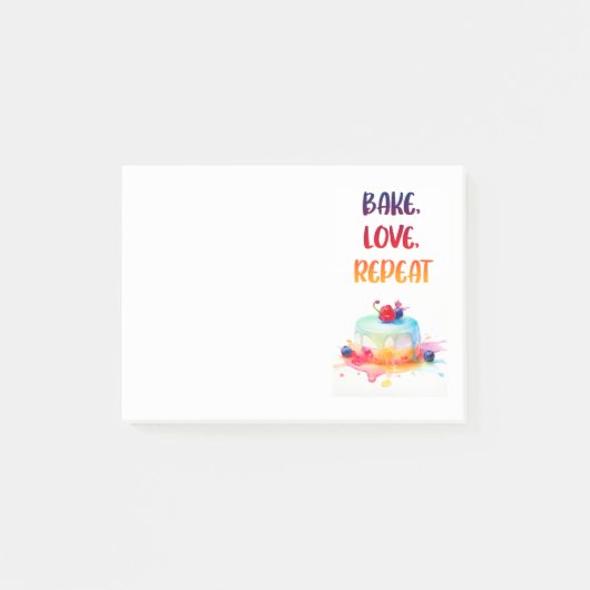 Süße Keksdesign Post-it Klebezettel (Vorderseite)