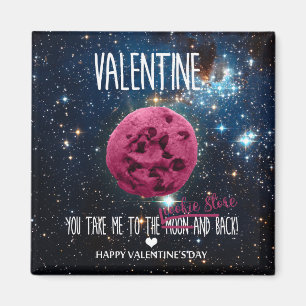 Süße Kekse zum Valentinstag Magnet