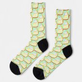 Süße Key Lime Pie Socken (Linkes Detail)