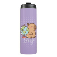 Süße Kinder Capybara Schule