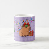 Süße Kinder Capybara Weihnachten Kaffeetasse (Mittel)