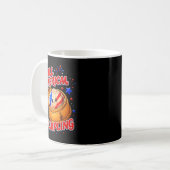 Süße Kinder Ed Amerikanischer Dumpling 4. Juli Mäd Kaffeetasse (Vorderseite Links)