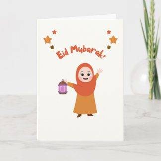 Süße Kinder, Eid Mubarak! Karte