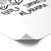 Süße Kinder Gulf Shores Alama Urlaub Mädchen Junge Poster (Ecke)