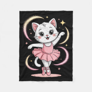 Süße Kinder Katze Tutu Ballett Tanz Ballett Fleecedecke