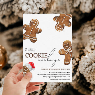 Süße Kinder Kekstausch Weihnachten Einladung