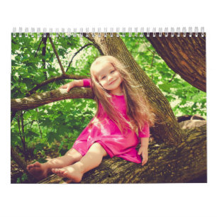 Süße Kinder Lustige Kinder Natur Outdoor-Fotos Kalender