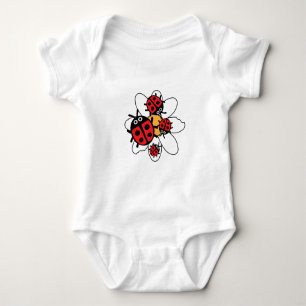 Süße Kinder Marienkäfer Baby Strampler