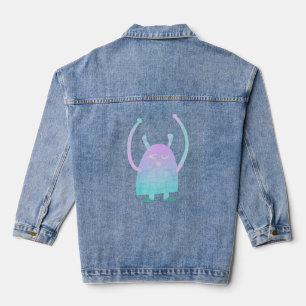 Süße Kinder-Monster-Figur Jeansjacke