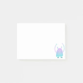 Süße Kinder-Monster-Figur Post-it Klebezettel (Vorderseite)