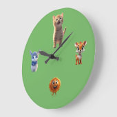 Süße Kinder Wanduhr (Winkel)