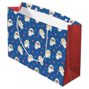 Süße Kinder Weihnachts Engel Geschenktasche Große Geschenktüte